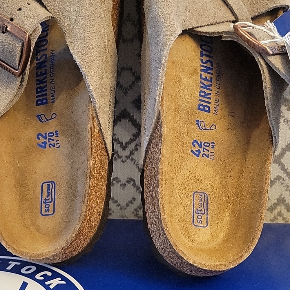 Birkenstock Lugano Soft Footbed Taupe - Picture 3 of 6